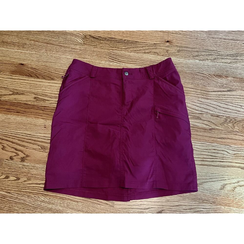 Duluth Trading Company Dark Pink On The Fly Skort Size 14 Stretch